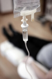 Picture of an IV drip bag