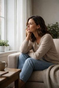 Quiet moment of reflection representing the point when lifestyle changes are no longer enough.