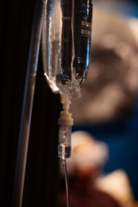 IV therapy drip showing direct nutrient delivery into the bloodstream