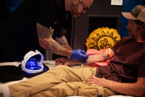 NAD IV therapy administered in a clinical setting for recovery support