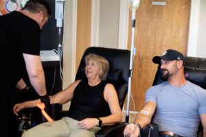Patients receiving IV therapy for hydration, recovery, and energy support in Boulder